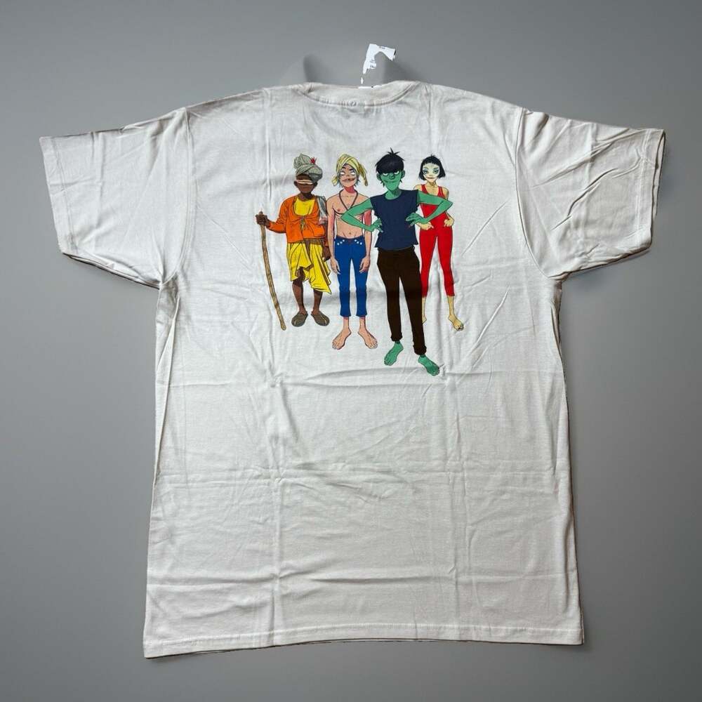 Gorillaz The Mountain Group T-Shirt 2-Sided Size X-LARGE New With Tags